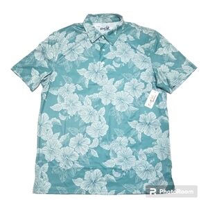 Reyn Spooner Brrr Performance Fabric Aloha Polo Shirt